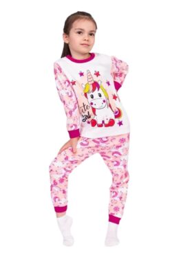 Alternative view of Παιδική Πιτζάμα Unicorn Για Κορίτσι 1605 - ΡΟΖ, 9 Μηνών