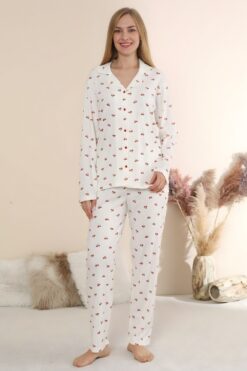 Πιτζάμα Γυναικεία Homewear 0346 - ΕΚΡΟΥ, XL