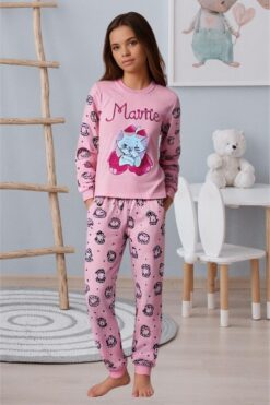 Alternative view of Πιτζάμα Παιδική Για Κορίτσι 1474 - ΣΟΜΟΝ, 9 Μηνών