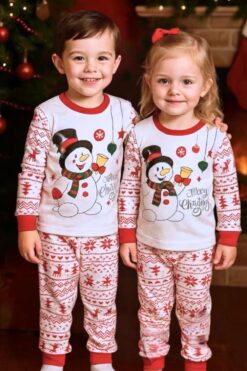 Alternative view of Πιτζάμα Παιδική Merry Christmas1588 - ΚΟΚΚΙΝΟ, 9-12 Μηνών