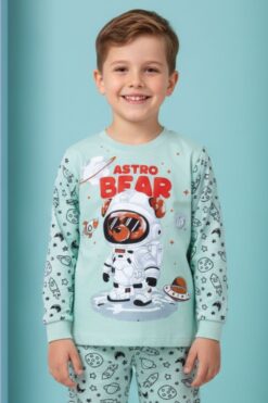 Alternative view of Παιδική Πιτζάμα Αγόρι D4106 - ΜΕΝΤΑ, 4 Ετών
