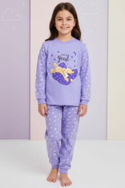 Παιδική Πιτζάμα Κορίτσι R4094 - ΛΙΛΑ, 3 Ετών