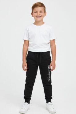 Παντελόνι Φόρμας Αγόρι F1440 - ΜΑΥΡΟ, 8-9