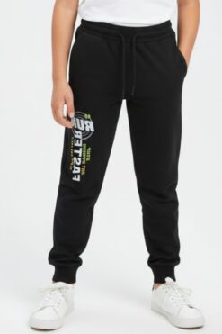 Alternative view of Παντελόνι Φόρμας Αγόρι S2111 - ΑΝΘΡΑΚΙ, 4