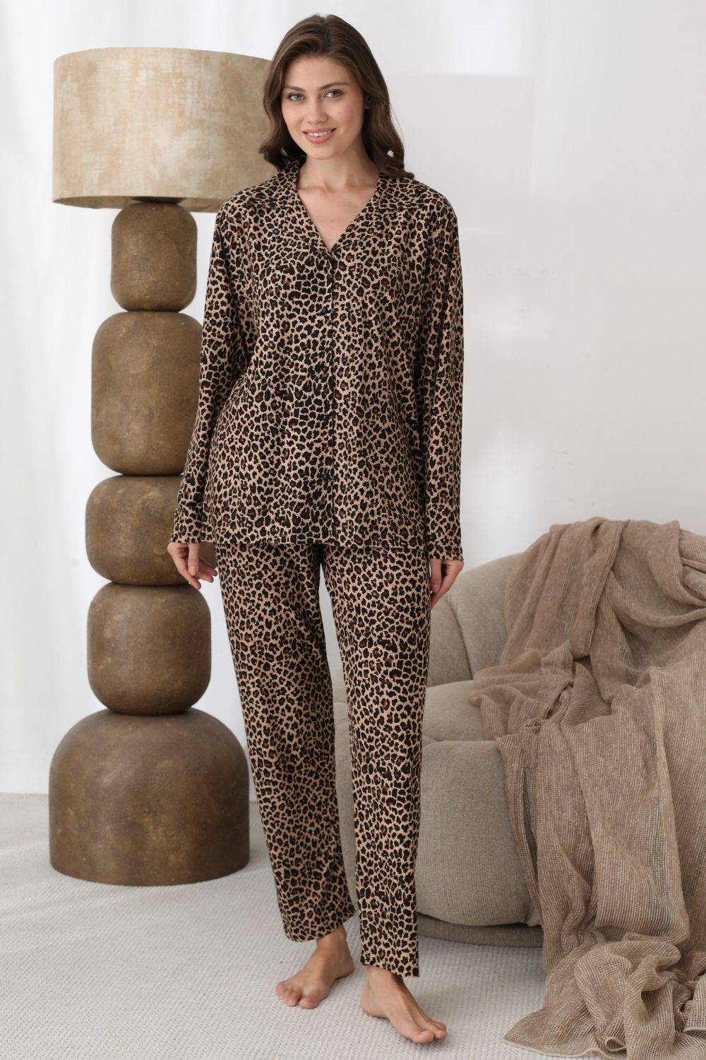 Πιτζάμα Γυναικεία Homewear 2276 - ΛΕΟΠΑΡ, S-M