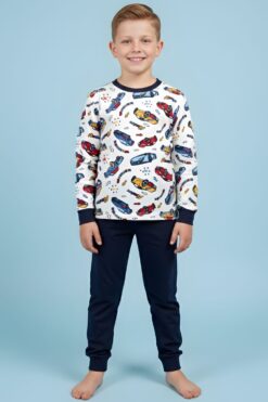 Πιτζάμα Παιδική Αγόρι H0795 - ΜΠΛΕ ΣΚΟΥΡΟ, 10 Ετών