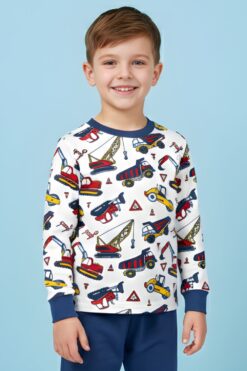 Alternative view of Πιτζάμα Παιδική Αγόρι Y0795 - ΜΠΛΕ ΡΑΦ, 10 Ετών