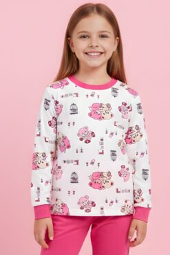 Alternative view of Πιτζάμα Παιδική Κορίτσι S0695 - ΦΟΥΞ, 2 Ετών