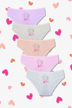 Alternative view of Παιδικά Κιλοτάκια Κορίτσι 5Pack J0217 - ΠΟΛΥΧΡΩΜΟ, 10 Ετών