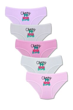 Παιδικά Κιλοτάκια Κορίτσι 5Pack Q0217 - ΠΟΛΥΧΡΩΜΟ, 10 Ετών