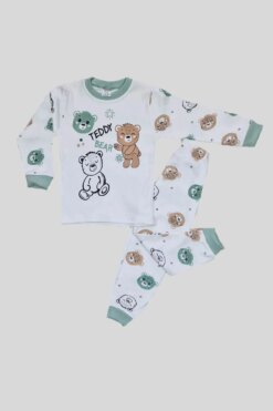 Alternative view of Παιδική Πιτζάμα Αγόρι Teddy Dear R10002 - ΜΕΝΤΑ, 9-12 Μ