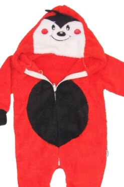 Alternative view of Παιδική Πιτζάμα Ολόσωμη Fleece Love Bug 5134 - ΚΟΚΚΙΝΟ, 2 Ε