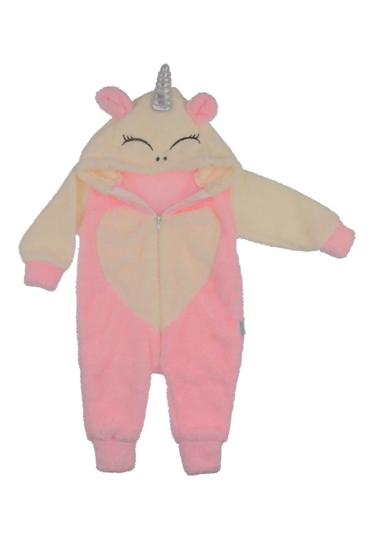 Παιδική Πιτζάμα Ολόσωμη Fleece Unicor R5141 - ΡΟΖ, 1 Ε