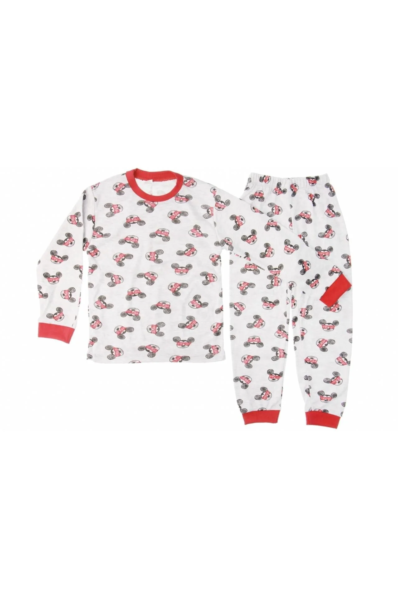 Πιτζάμα Παιδική Mickey With Glasses W9230 - ΚΟΚΚΙΝΟ, 6 Ε