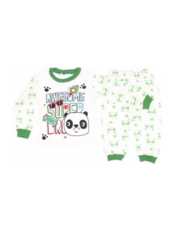Πιτζάμα Παιδική Awesome Panda R2015 - ΠΡΑΣΙΝΟ, 9-12 Μ