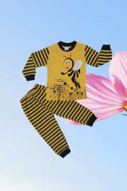 Alternative view of Πιτζάμα Παιδική Little Bee 1400 - ΚΙΤΡΙΝΟ, 9-12 Μ