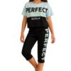 Σετ Παιδικό Μπλουζάκι Παντελονάκι Miss Perfect A0441 - ΒΕΡΑΜΑΝ, 5 Ε - Image 2