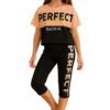 Σετ Παιδικό Μπλουζάκι Παντελονάκι Miss Perfect B0441 - ΣΟΜΟΝ, 4 Ε - Image 2
