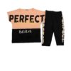 Σετ Παιδικό Μπλουζάκι Παντελονάκι Miss Perfect B0441 - ΣΟΜΟΝ, 4 Ε - Image 3
